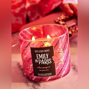 Bath & Body Works x Emily in Paris “Champagne in Paris” 3 wick candle
